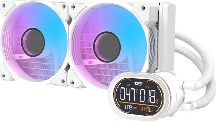 DarkFlash DH240D v2 răcire cu lichid pentru procesor 240 mm alb