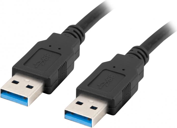 Cablu USB USB-A (tată/tată) 3.0 0,5 m negru