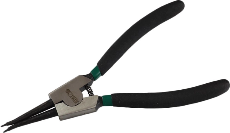 Clește drept pentru inele seger exterioare 180 mm STALCO