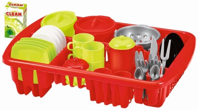 Set de vase cu suport de scurgere