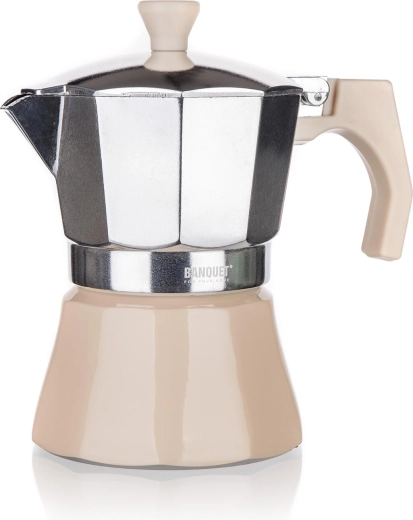 Cafetieră moka CAMPI pentru 6 cești – fildeș