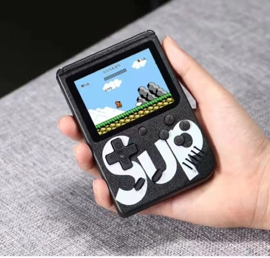 Mini consolă portabilă SUP 400 jocuri - neagră (pentru un jucător)