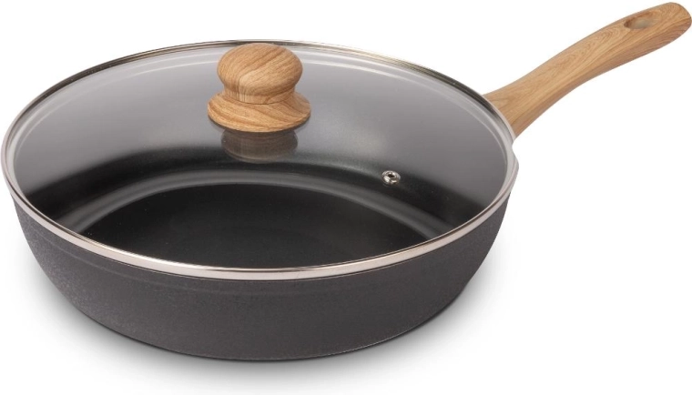 Tigaie Lamart Natur cu capac, 28 cm