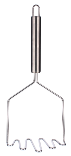 Presă pentru cartofi din oțel inoxidabil cu mâner din lemn