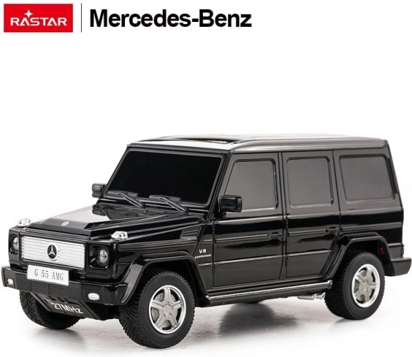 Mașină RC Rastar Mercedes G55 cu telecomandă 1:24 negru - 1 bucată