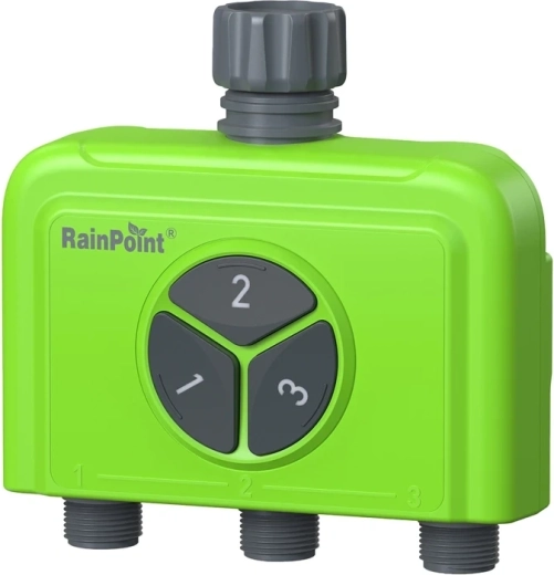 Controler de irigare Wi‑Fi cu 3 zone RainPoint - 1 bucată