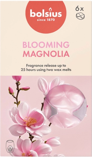 Ceară parfumată cu magnolie, set de 6 buc.