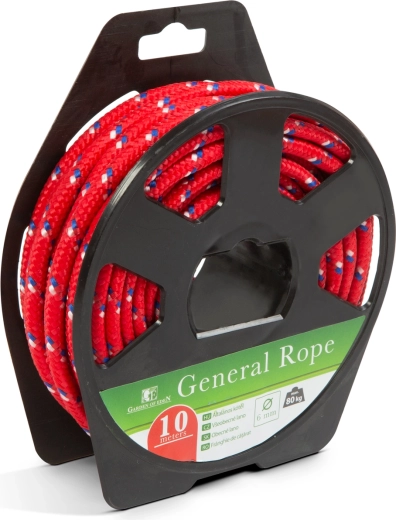 Frânghie împletită universală de 6 mm, 10 m