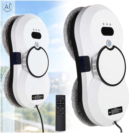 Robot de curățat geamuri cu telecomandă