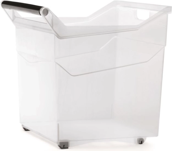 Cutie de depozitare din plastic cu roți 44 l NUK, transparentă