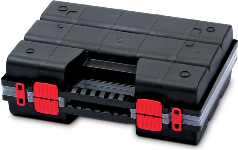 Organizator din plastic NOR DUO 39 × 29 × 13 cm, detașabil, compartimente personalizabile