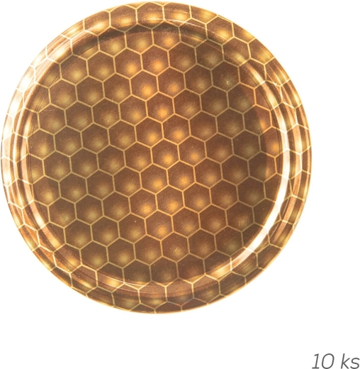 Capac Twist 82 cu motiv fagure de miere, 10 buc.