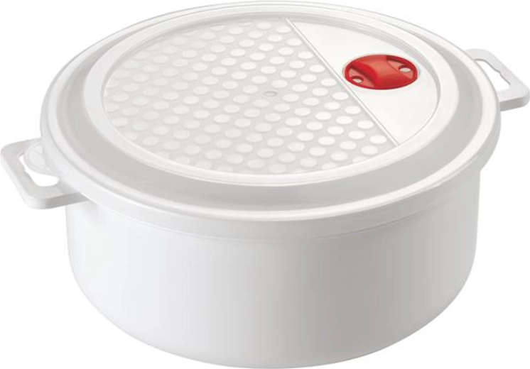 Caserolă din plastic pentru cuptorul cu microunde cu capac 3 l Heidrun