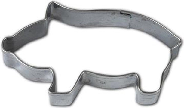 Formă de decupat pentru prăjituri – purceluș, 7–8 cm, argintie