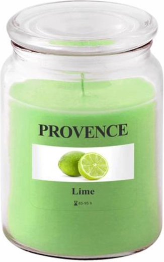 Lumânare parfumată din sticlă Provence lime 95 ore