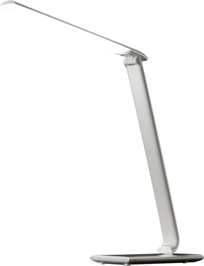 Lampă de birou LED Solight cu reglare a intensității, selectarea temperaturii luminii și USB, alb lucios