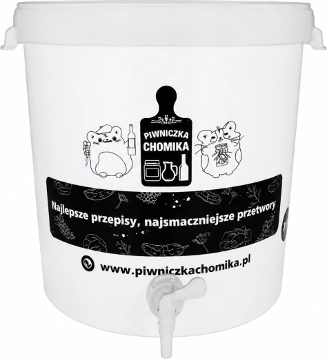 Recipient de fermentare cu capac și robinet 30 l