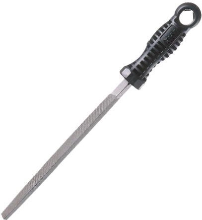 Pilă triunghiulară PZT 150 mm cu tăietură în cruce 10 × 10