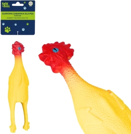 Jucărie din cauciuc pentru câine – pui