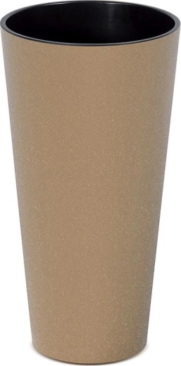 Ghiveci Tubus Slim Eco Wood 20 cm – naturo natural