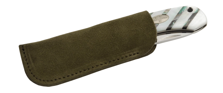 Husă din piele întoarsă pentru briceag Fällkniven FH9