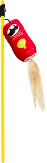Jucărie roșie pentru pisici Pringles