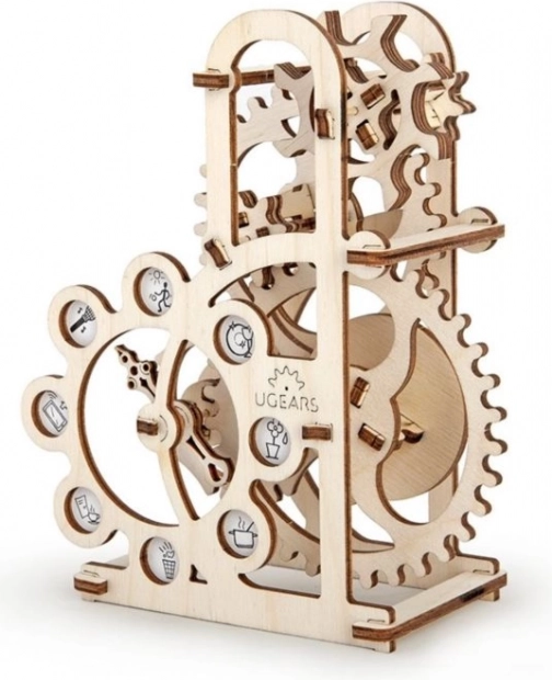 UGEARS puzzle 3D dinamometru – model mecanic din lemn