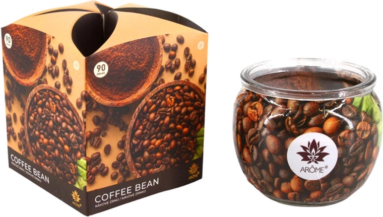 Lumânare parfumată din sticlă Coffee Bean 90 g