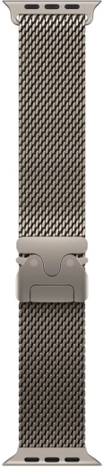 Brățară milaneză din titan, culoare naturală, pentru carcasă de 49 mm (mărimea M)