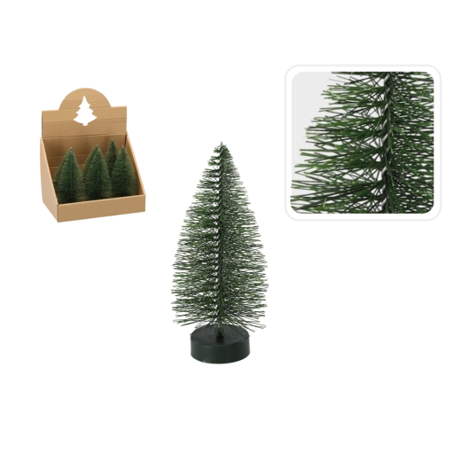 Brad de Crăciun miniatural 18 cm verde