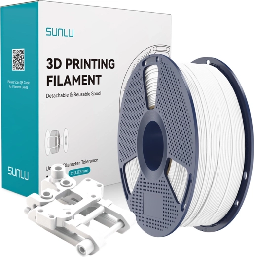 Filament ABS Sunlu alb