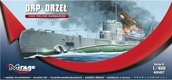 Submarinul polonez ORP Orzeł model de asamblat