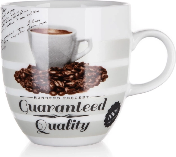 Cană ceramică CAFE I 280 ml albă