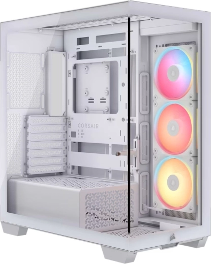 Carcasă PC Mid‑Tower 3500X LXR LINK TG albă
