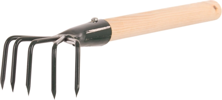 Gheară de grădină Profi cu mâner 27 cm, 5 dinți