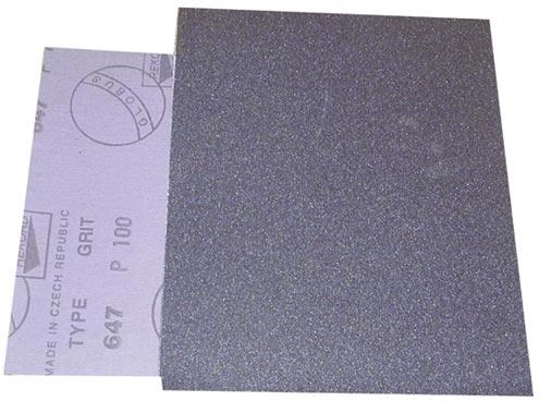 Pânză abrazivă pentru metal și lemn, granulație 180, 230 × 280 mm