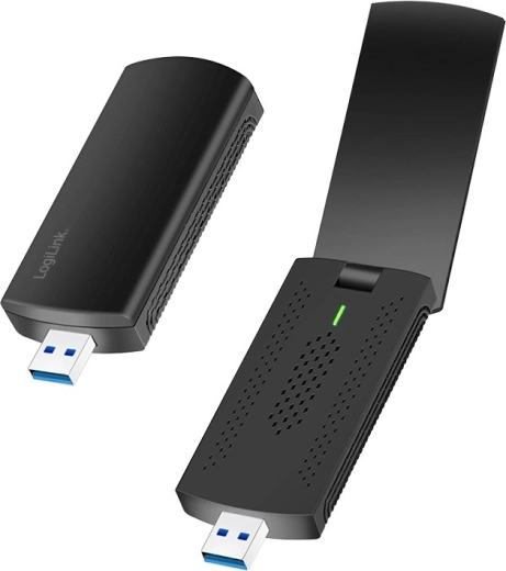 Adaptor USB Wi‑Fi 6E cu suport magnetic LOGILINK