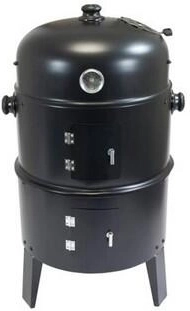 Grătar multifuncțional 3 în 1 cu baie de apă, diametru 40 cm, înălțime 75 cm