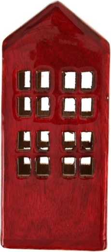 Căsuță mango roșu 7 × 5,5 × 16 cm