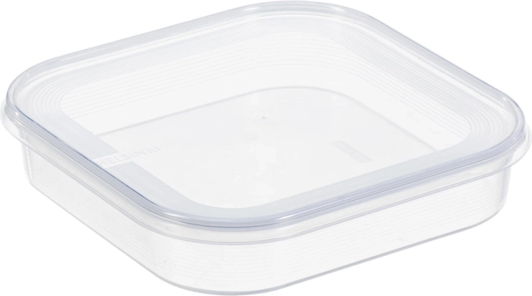 Cutie HELSINKI pătrată 0,9 l din plastic