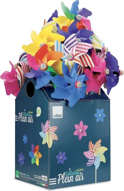 Vilac morișcă pe băț de lemn – culori diverse