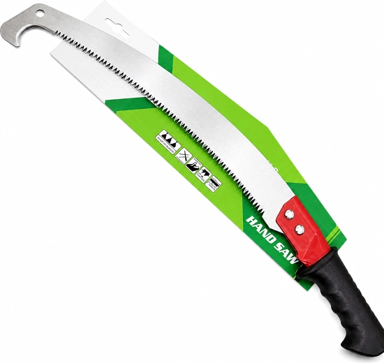 Fierăstrău manual de toaletare pentru crengi cu cârlig, 40 cm