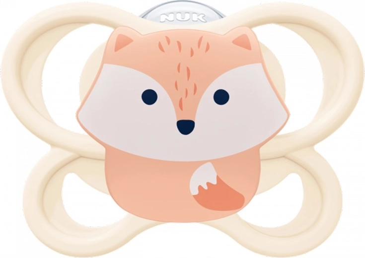 Suzetă pentru copii NUK Perfect Match Air Fox 0–6 luni, din silicon