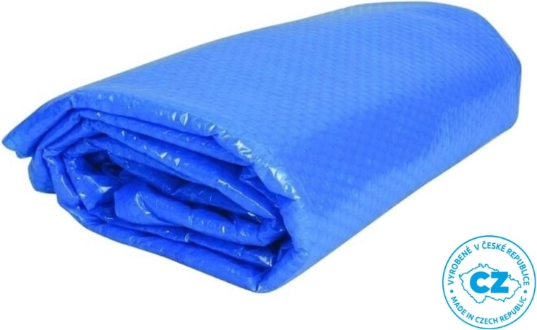 Prelată solară albastră pentru piscine cu diametrul oglinzii de apă de 3,6 m