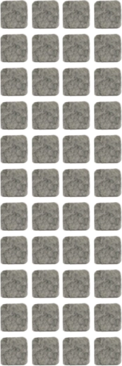 Perne autoadezive de protecție pentru mobilier TORO, mix de forme, 44 buc