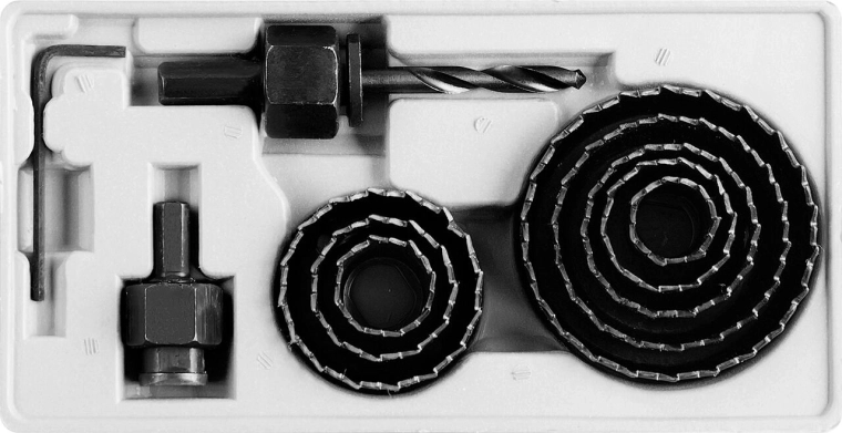 Set de freze tip coroană 19–64 mm, 11 piese