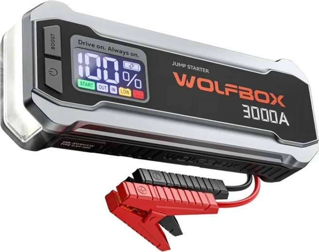 Sursă de pornire WOLFBOX MegaVolt 16 16 000 mAh 3 000 A