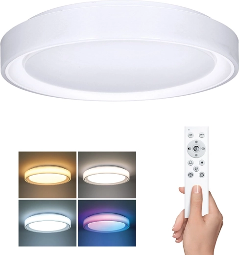 Lampă LED de tavan și perete Solight Floco cu telecomandă
