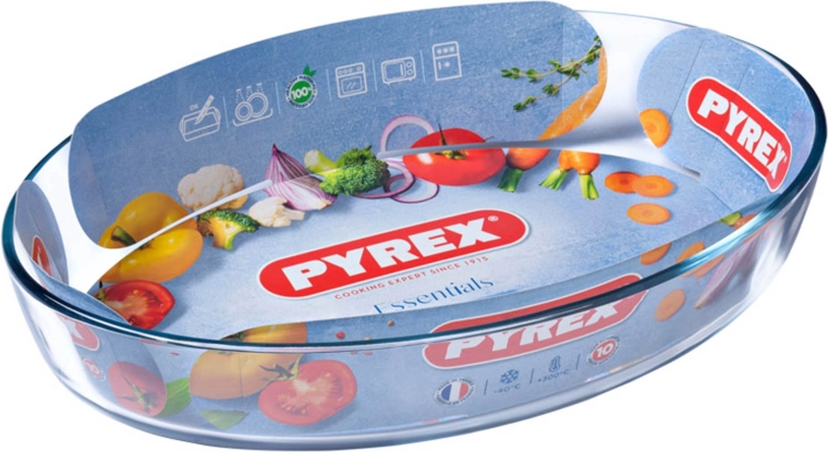 Vas oval pentru cuptor PYREX 3,1 l sticlă 35 × 24 × 6 cm