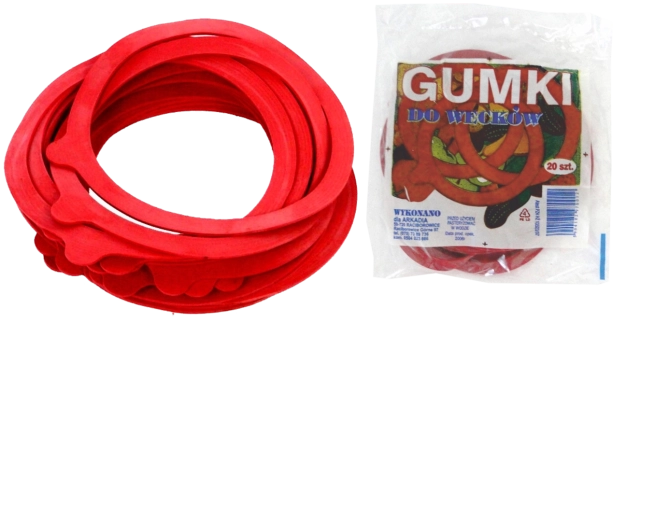 Set de inele roșii de etanșare pentru borcane WECK – 20 buc